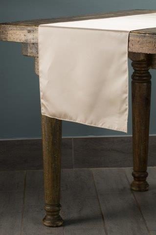 Matte Lamour Camel table runner